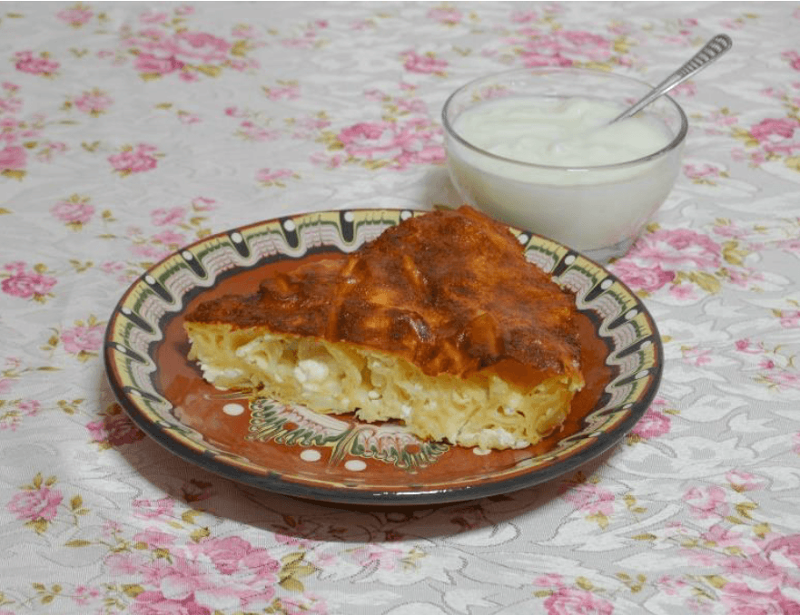 Баница с кисело мляко