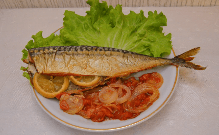печена скумрия