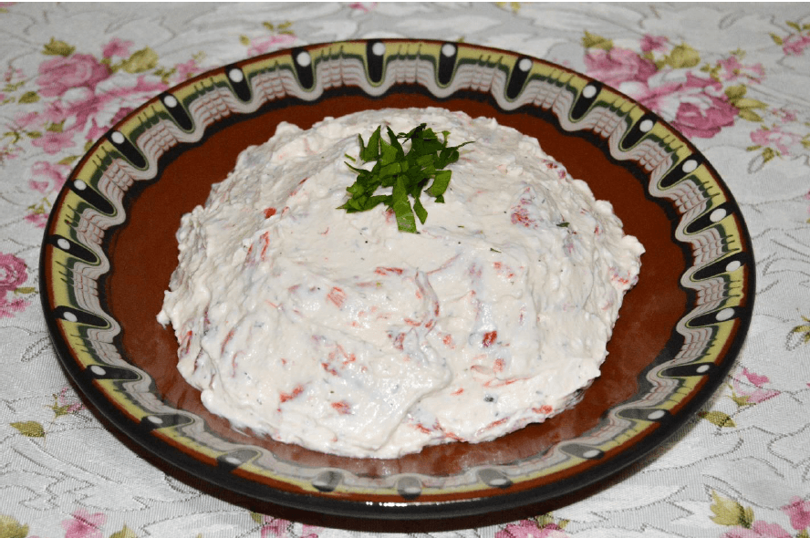 салата с печени чушки